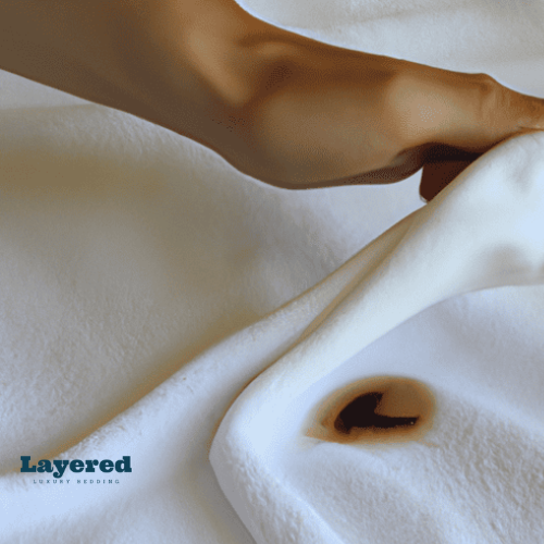 A Spill on a Waterproof Blanket