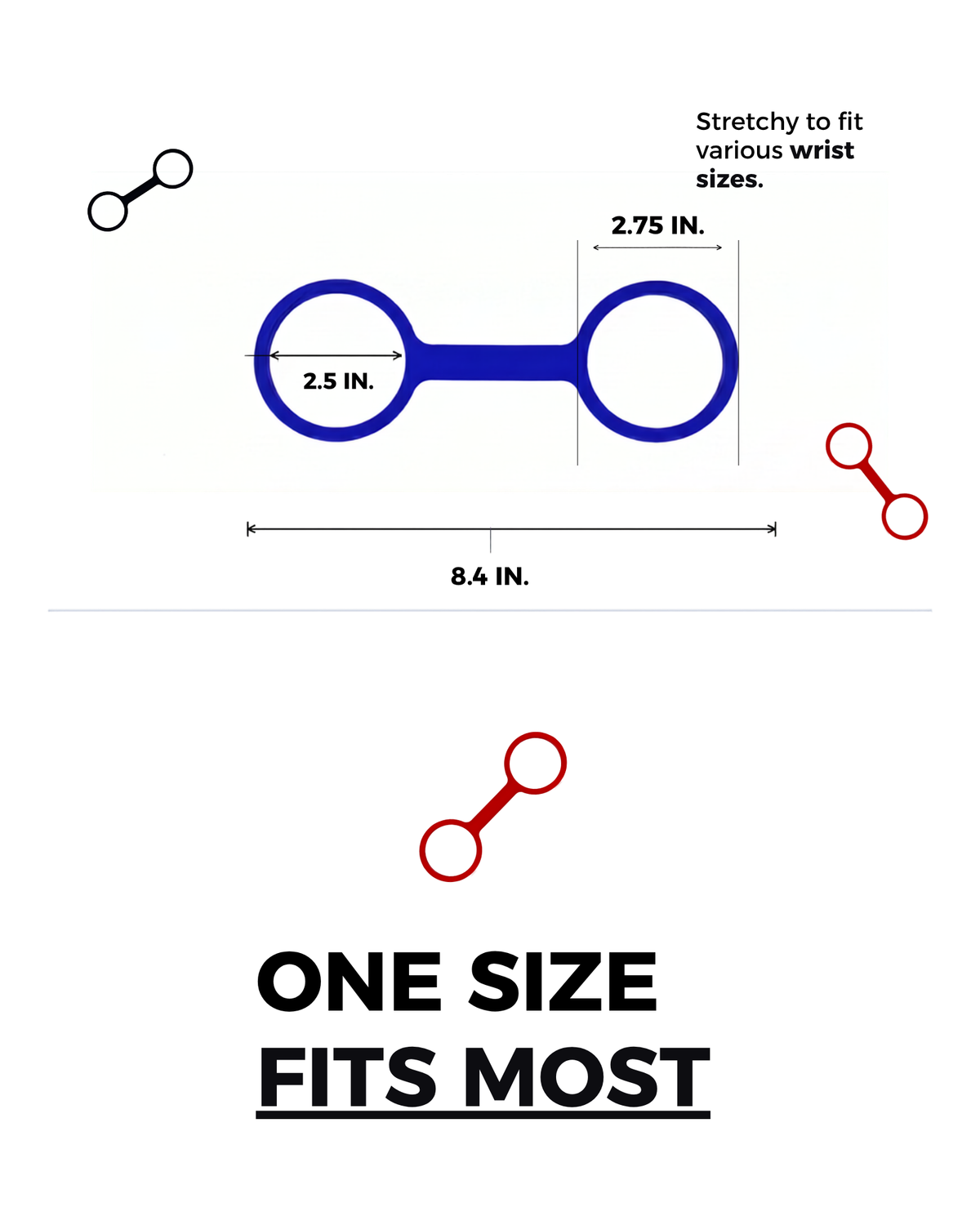 Esposas slip-on silicone handcuffs
