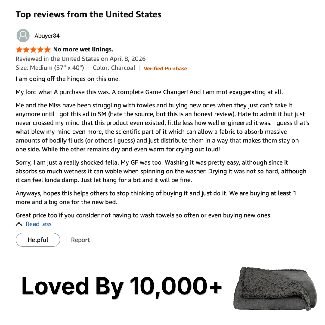 The Accent - A Waterproof Blanket to Keep Your Sheets and Sofas Dry