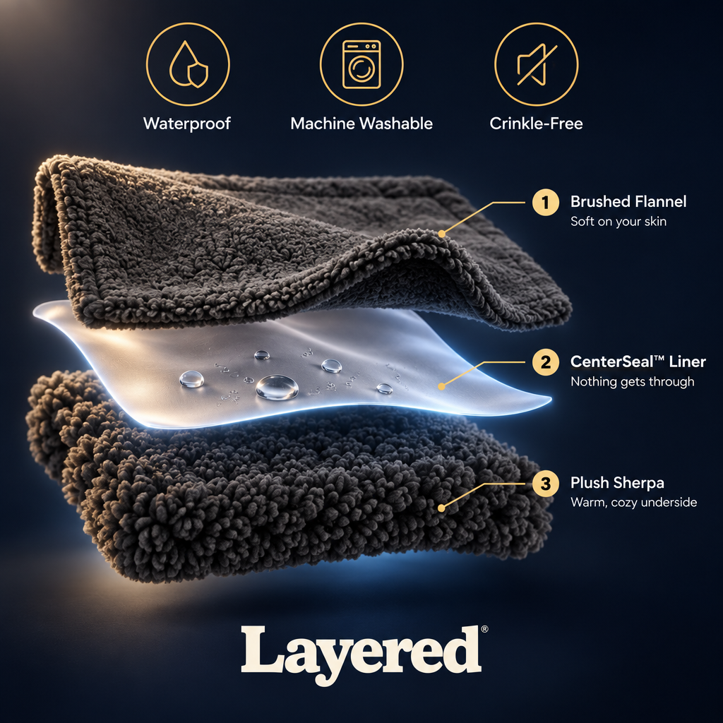 The Accent - A Waterproof Blanket to Keep Your Sheets and Sofas Dry